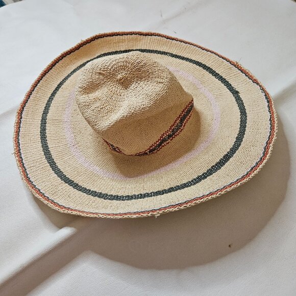 Madewell Accessories - Madewell x Biltmore Tulum Striped Straw Hat